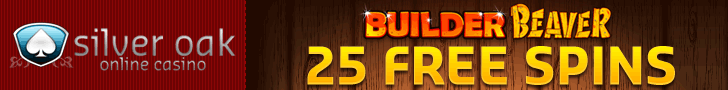 Get 25 FREE SPINS at Silver Oak Casino Get 25 FREE SPINS at Silver Oak Casino