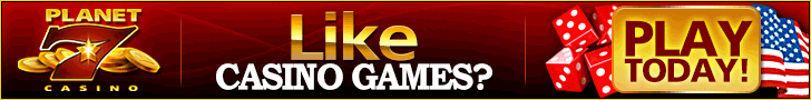 Free $50 at
Planet 7 Casino! Free $50 at Planet
7 Casino!