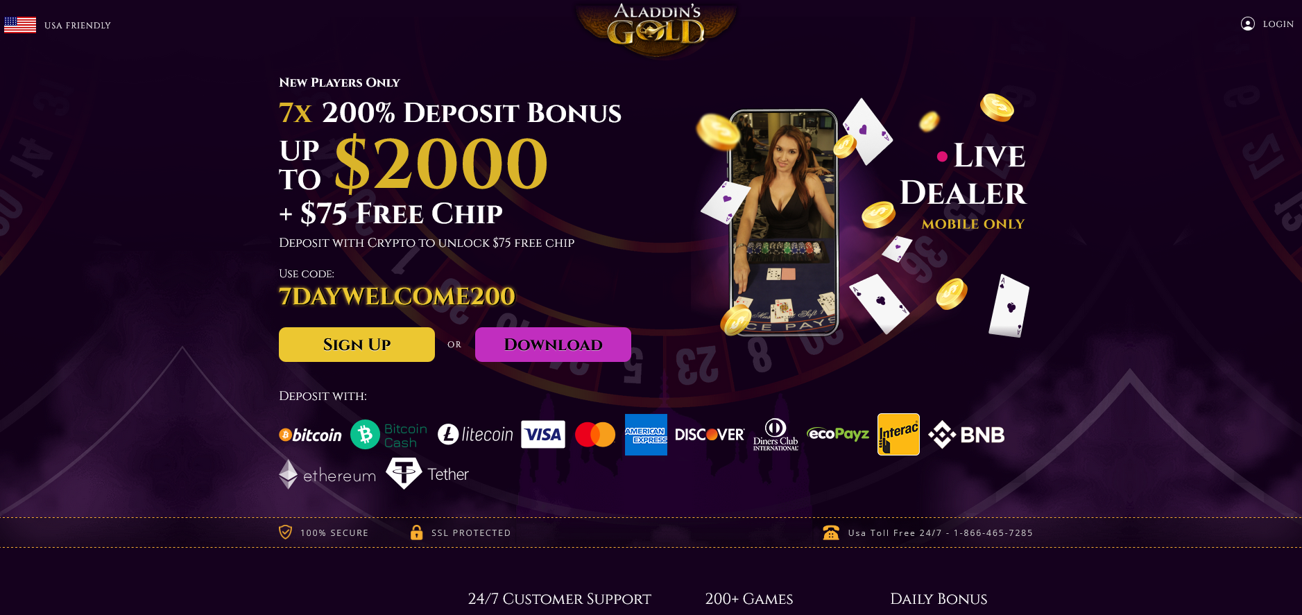 Aladdins Gold
                              Casino