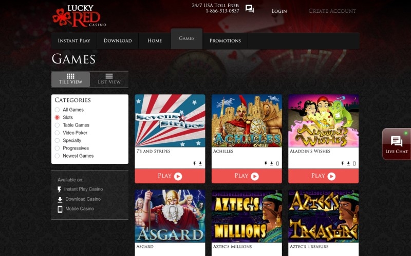 Online Casino Games for
                                        Mac, PC & Mobile |
                                        LuckyRedCasino