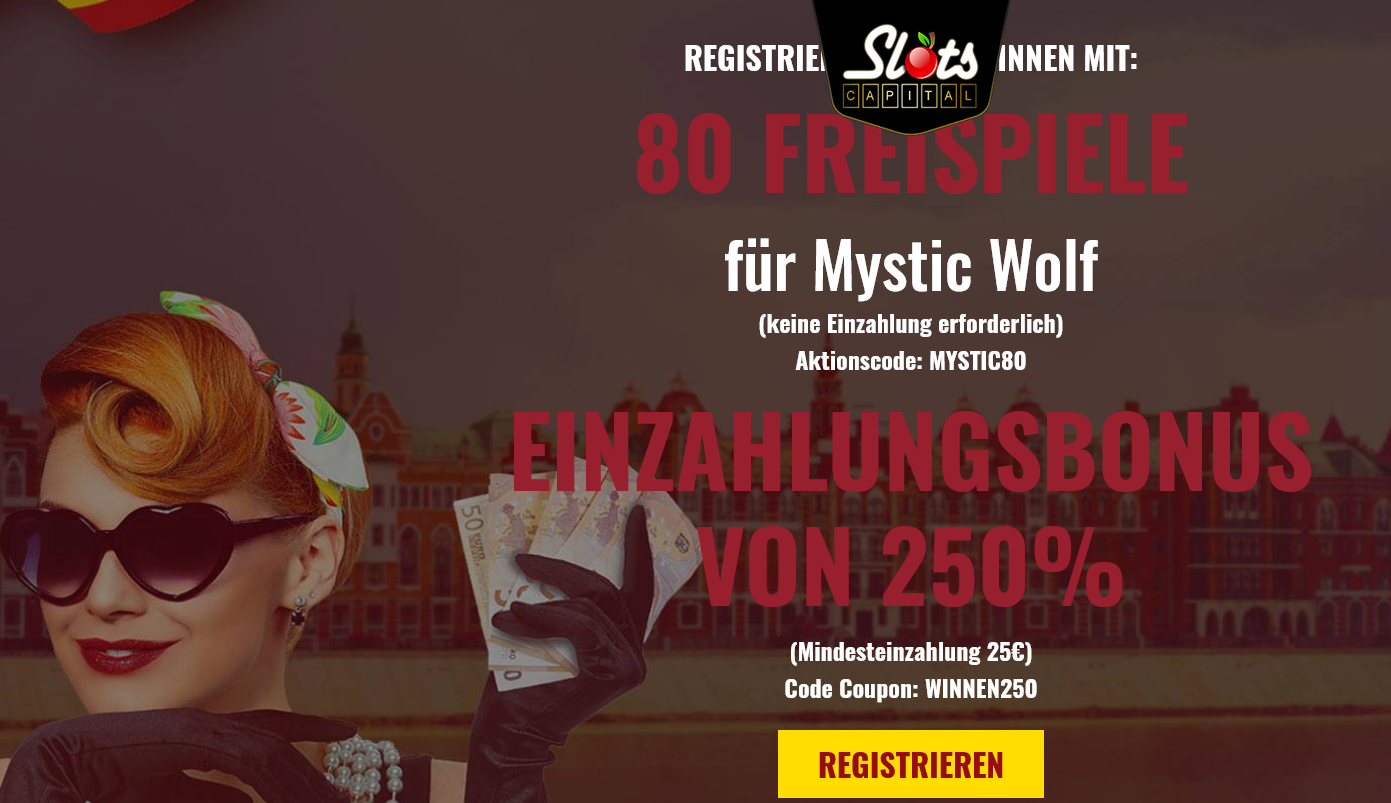 Slots Capital BE 80 Free Spins
                                              (Belgium - German
