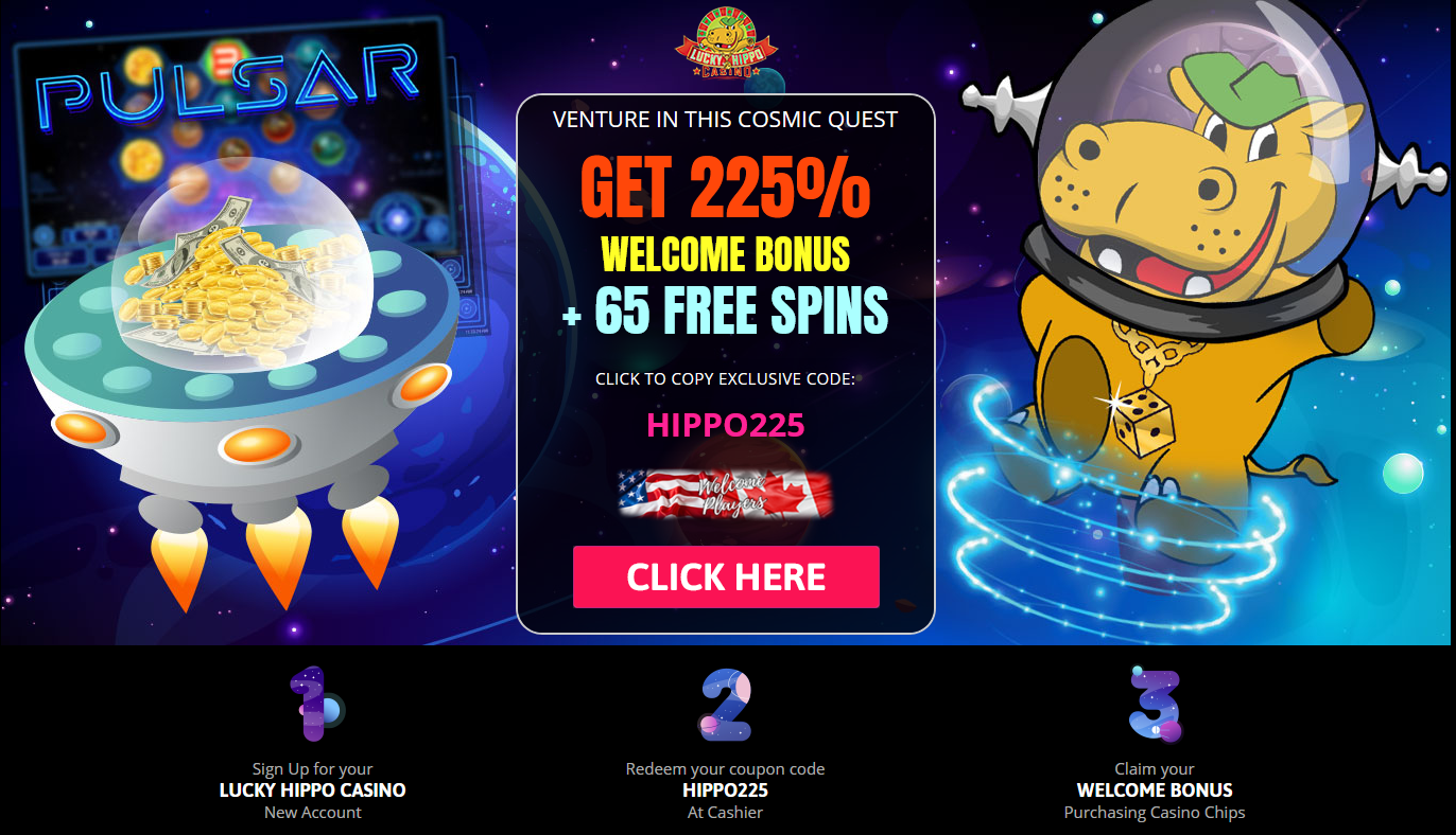 225% WELCOME BONUS + 65 FREE SPINS 225% WELCOME BONUS + 65 FREE SPINS