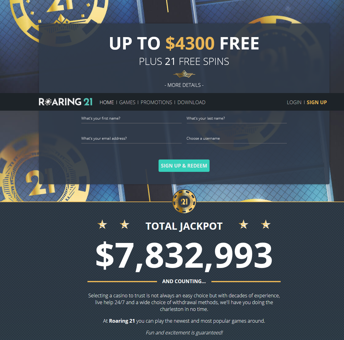 Roaring21 Casino Roaring21 Casino