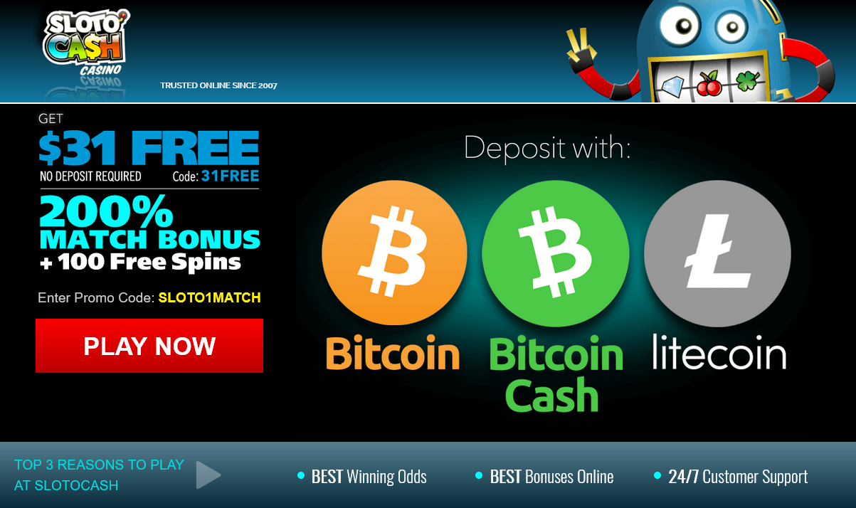 Slotocash $31 Free Cryptocurrency