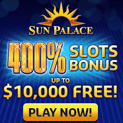 400% Slots Bonus up to $10,000 FREE!